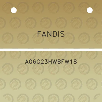 fandis-a06g23hwbfw18