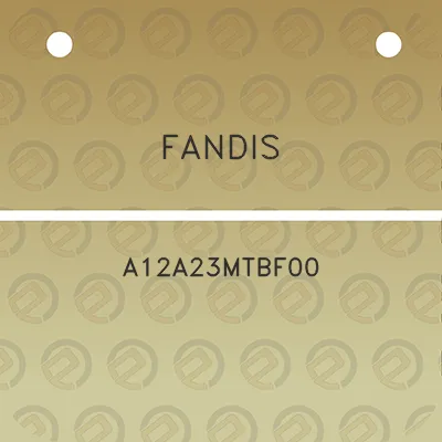 fandis-a12a23mtbf00