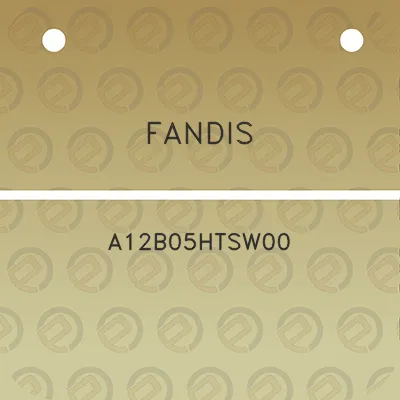 fandis-a12b05htsw00