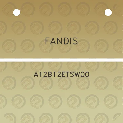 fandis-a12b12etsw00