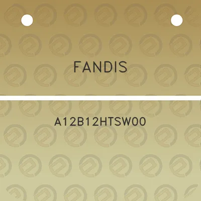 fandis-a12b12htsw00