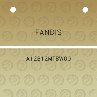 fandis-a12b12mtbw00