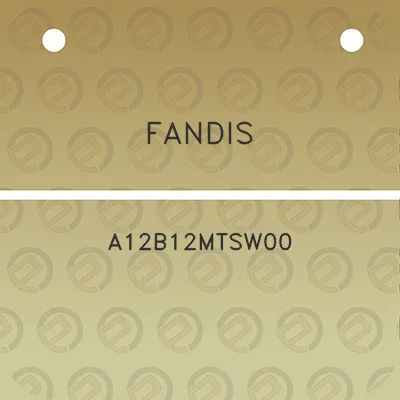 fandis-a12b12mtsw00