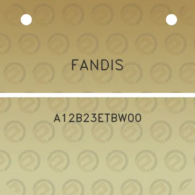 fandis-a12b23etbw00