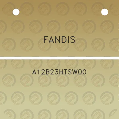 fandis-a12b23htsw00