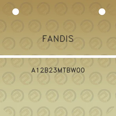 fandis-a12b23mtbw00