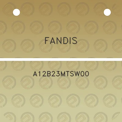 fandis-a12b23mtsw00