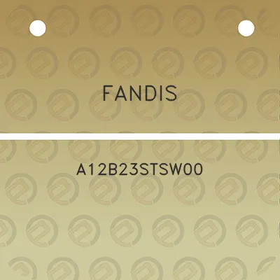 fandis-a12b23stsw00