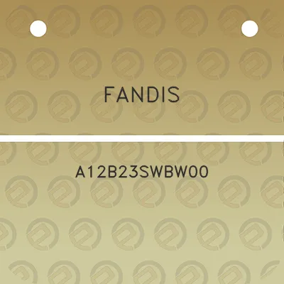 fandis-a12b23swbw00