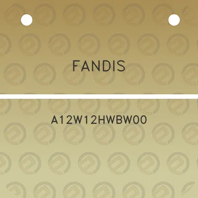 fandis-a12w12hwbw00