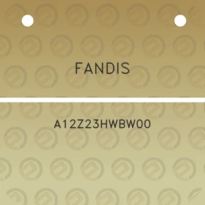 fandis-a12z23hwbw00