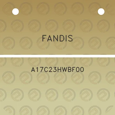 fandis-a17c23hwbf00