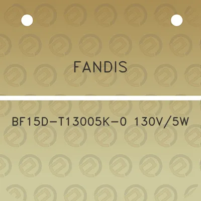 fandis-bf15d-t13005k-0-130v5w