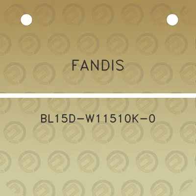 fandis-bl15d-w11510k-0