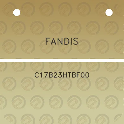 fandis-c17b23htbf00