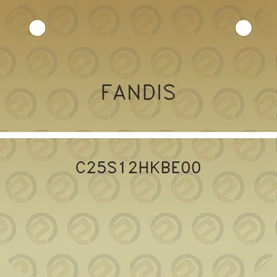 fandis-c25s12hkbe00