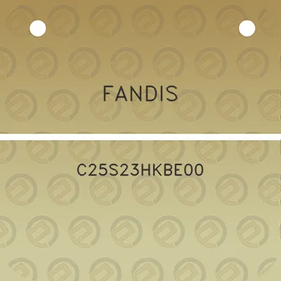 fandis-c25s23hkbe00