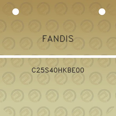 fandis-c25s40hkbe00