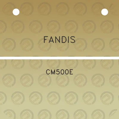 fandis-cm500e