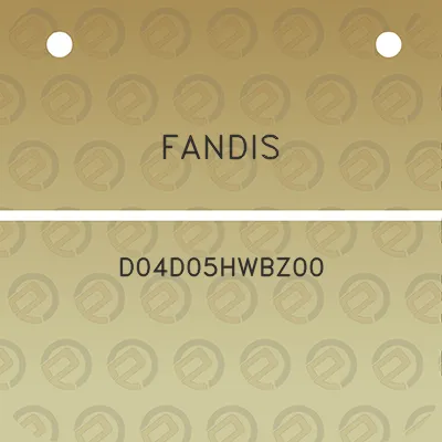 fandis-d04d05hwbz00