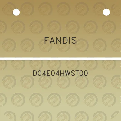 fandis-d04e04hwst00