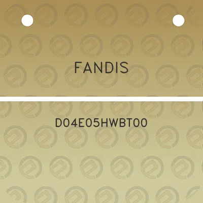 fandis-d04e05hwbt00