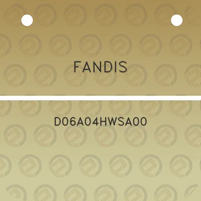 fandis-d06a04hwsa00