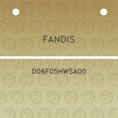 fandis-d06f05hwsa00