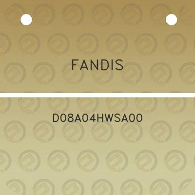 fandis-d08a04hwsa00