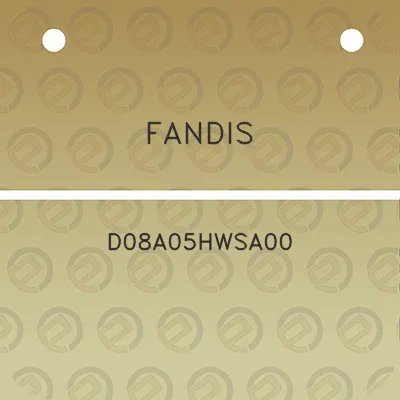 fandis-d08a05hwsa00