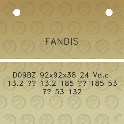 fandis-d09bz-92x92x38-24-vdc-132-132-185-185-53-53-132