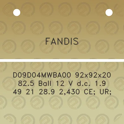 fandis-d09d04mwba00-92x92x20-825-ball-12-v-dc-19-49-21-289-2430-ce-ur