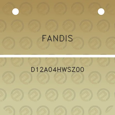 fandis-d12a04hwsz00