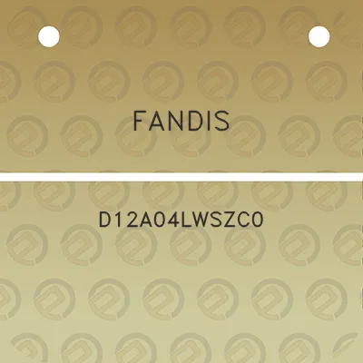 fandis-d12a04lwszc0