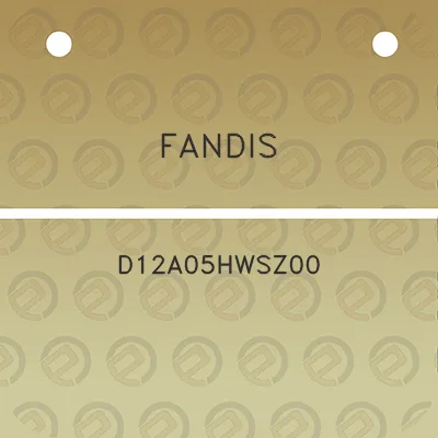 fandis-d12a05hwsz00