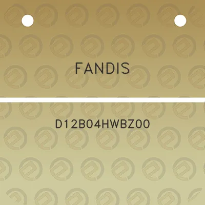 fandis-d12b04hwbz00