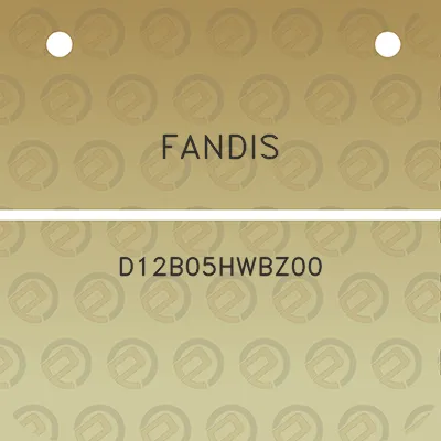 fandis-d12b05hwbz00