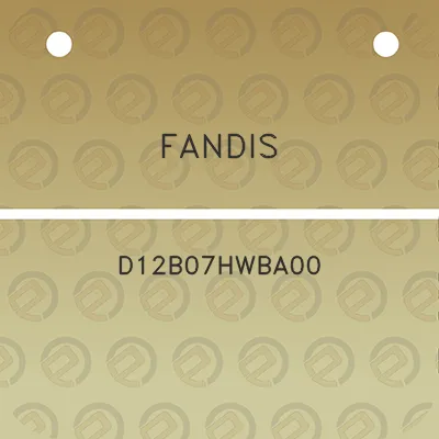 fandis-d12b07hwba00