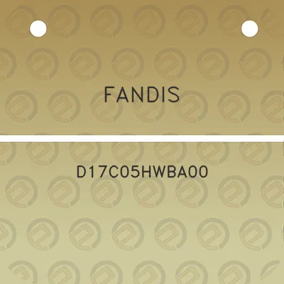 fandis-d17c05hwba00