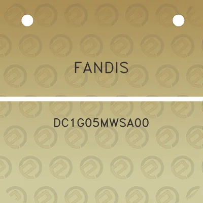 fandis-dc1g05mwsa00