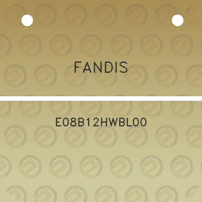 fandis-e08b12hwbl00