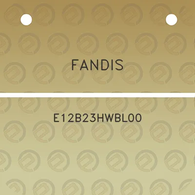 fandis-e12b23hwbl00