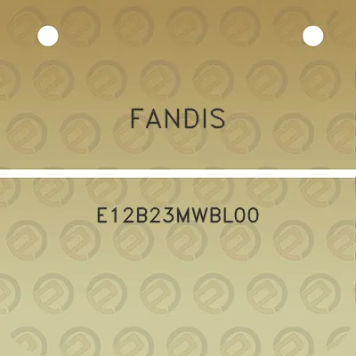 fandis-e12b23mwbl00