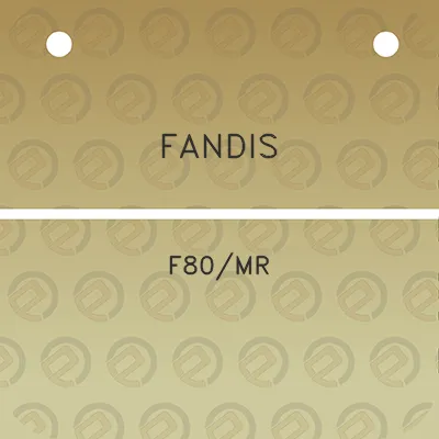 fandis-f80mr