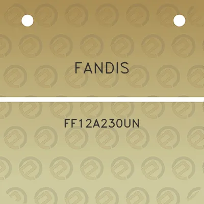 fandis-ff12a230un