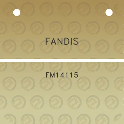 fandis-fm14115