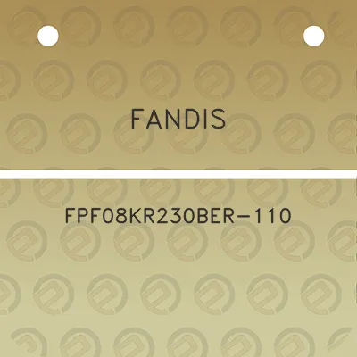 fandis-fpf08kr230ber-110