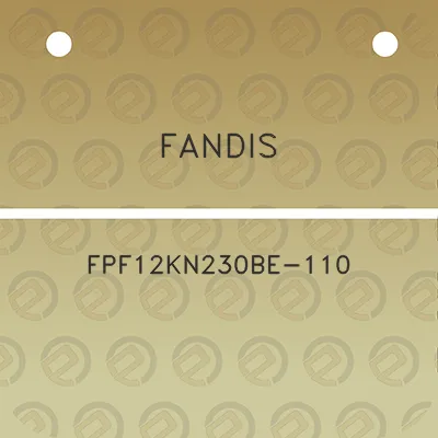 fandis-fpf12kn230be-110