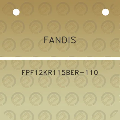 fandis-fpf12kr115ber-110