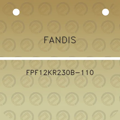 fandis-fpf12kr230b-110